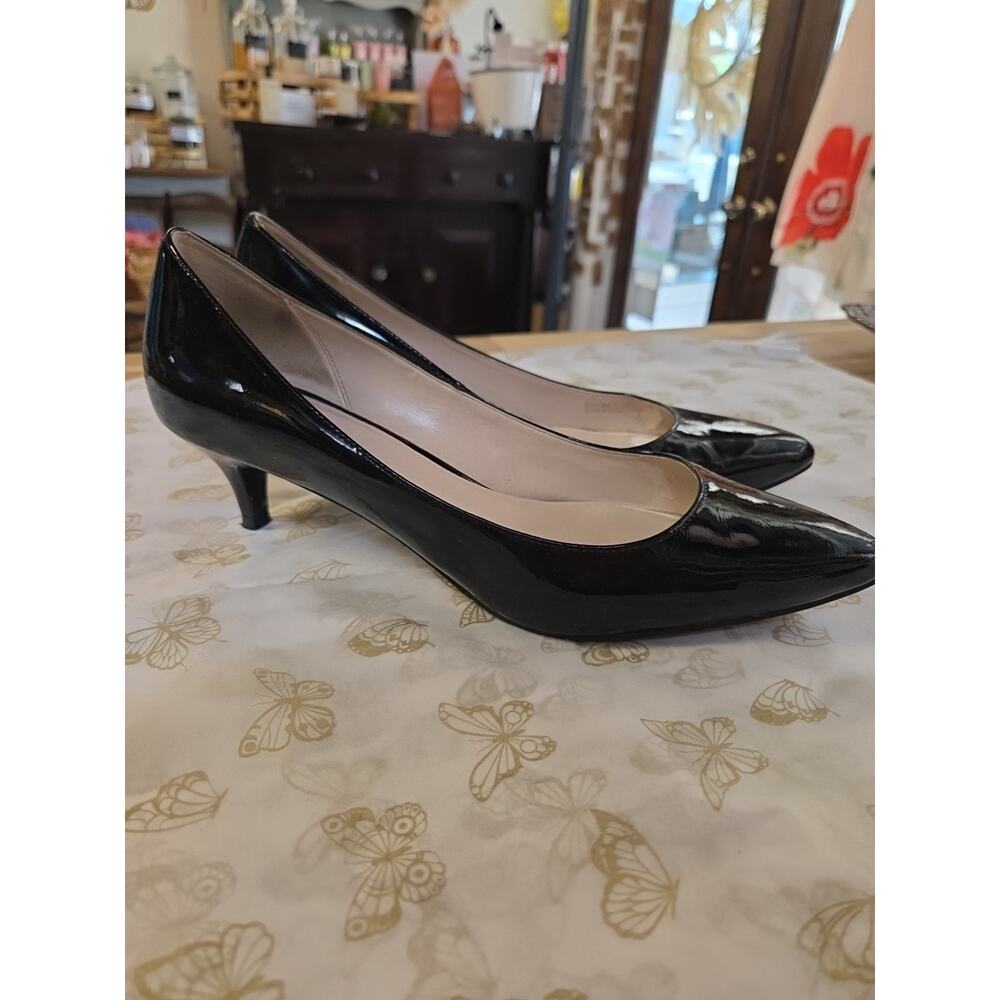 Cole Haan Women’s Valeria II Pointed Toe Patent Leather Pumps Black Size 9B